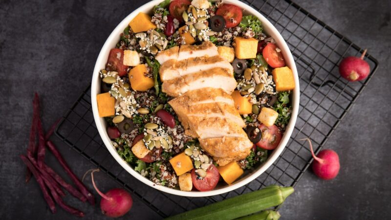 Recette Poke Bowl au poulet : healthy food