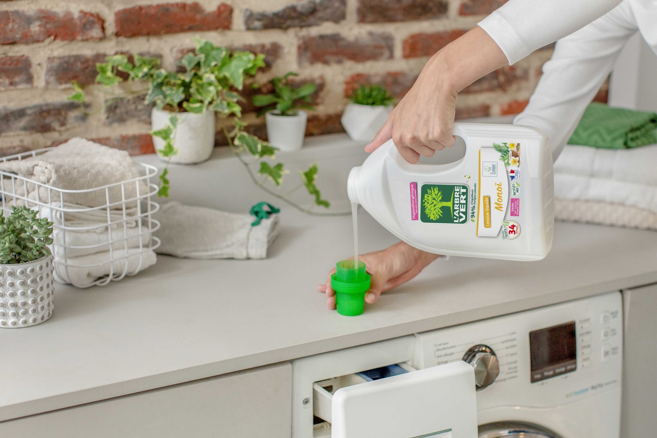 produits d'entretien Arbre Vert lessive