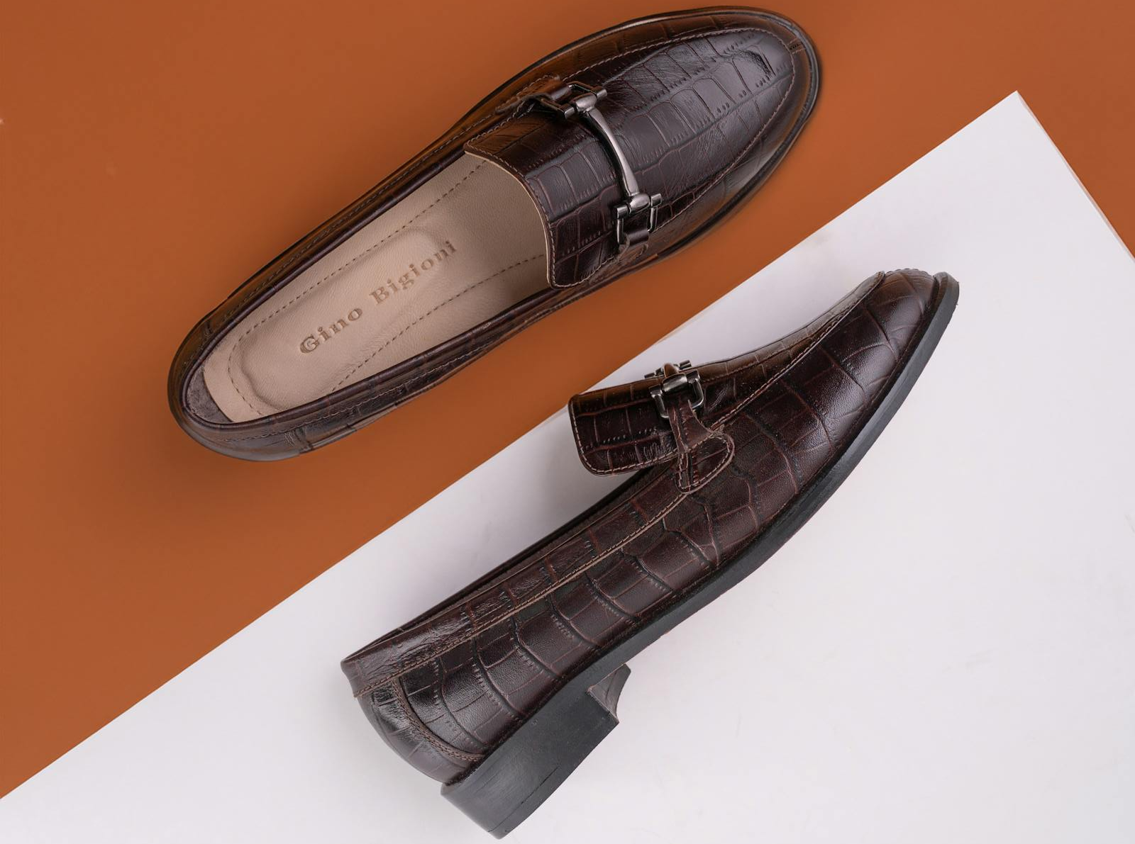 mocassins en cuir femme