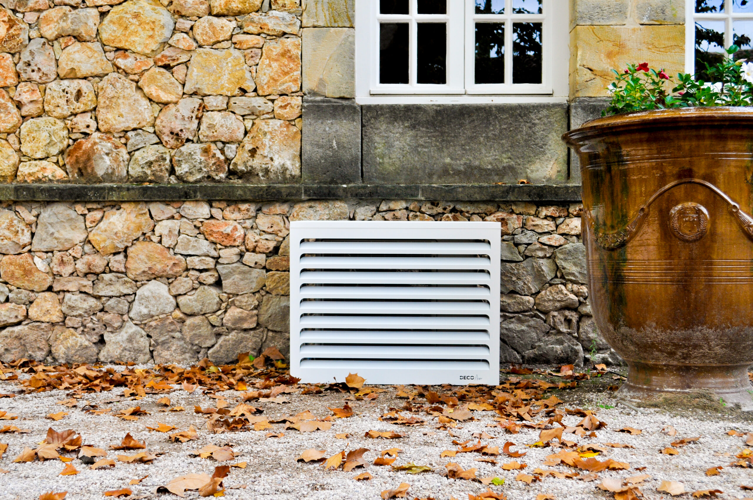 Pompe à chaleur cache clim durable hiver automne