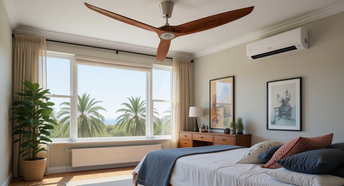 ventilateur de plafond chambre moderne maison