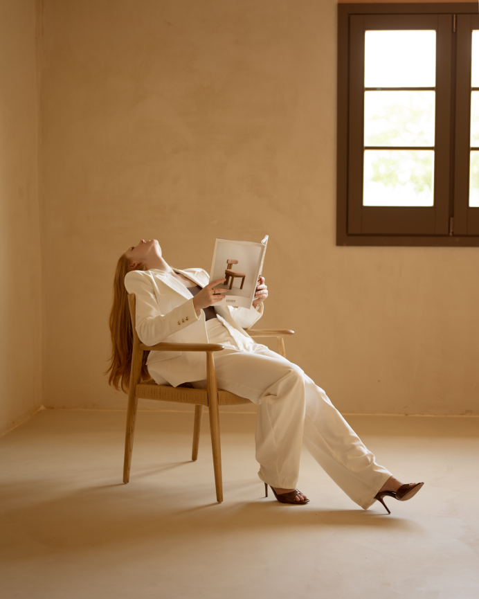 Decowood chaise en bois moderne