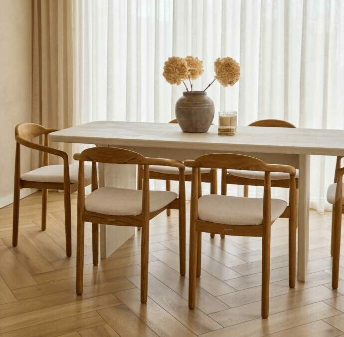 bimba table decowood salon chaleureux beige bois