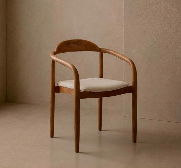 chaise julieta decowood bois beige